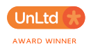 Unltd award-winning London Cookery Class logo.